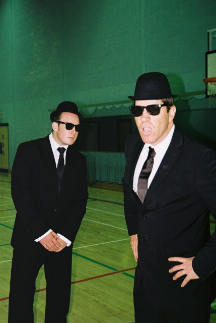 ...Boris and Will as the Blues Brothers